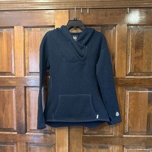 Stio Sweetwater Fleece Pullover Hoodie Sweatshirt Women's Medium Blue EUC